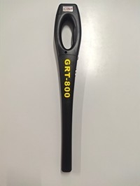 GRT Hand held metal detector security wand
