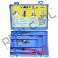 RAPI-COIL (M4 x 0.7) Metric Thread Repair Kit Stainless Steel Helicoil Insert 304 High-Speed Steel M2 
